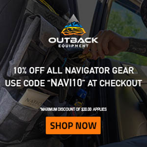 Outback equipment is offering a 10 % off all navigator gear