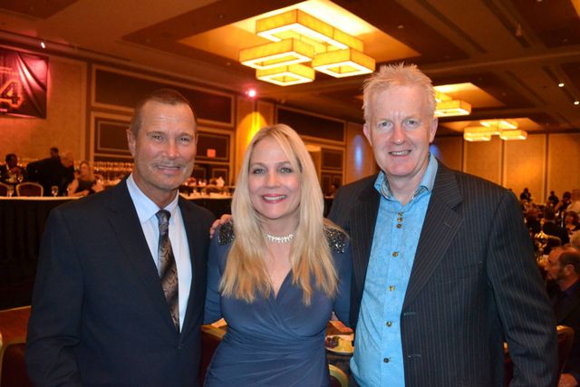 Graham Slater with Richard Norton and Theresa Zaino