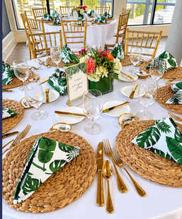Formal wedding buffet spread