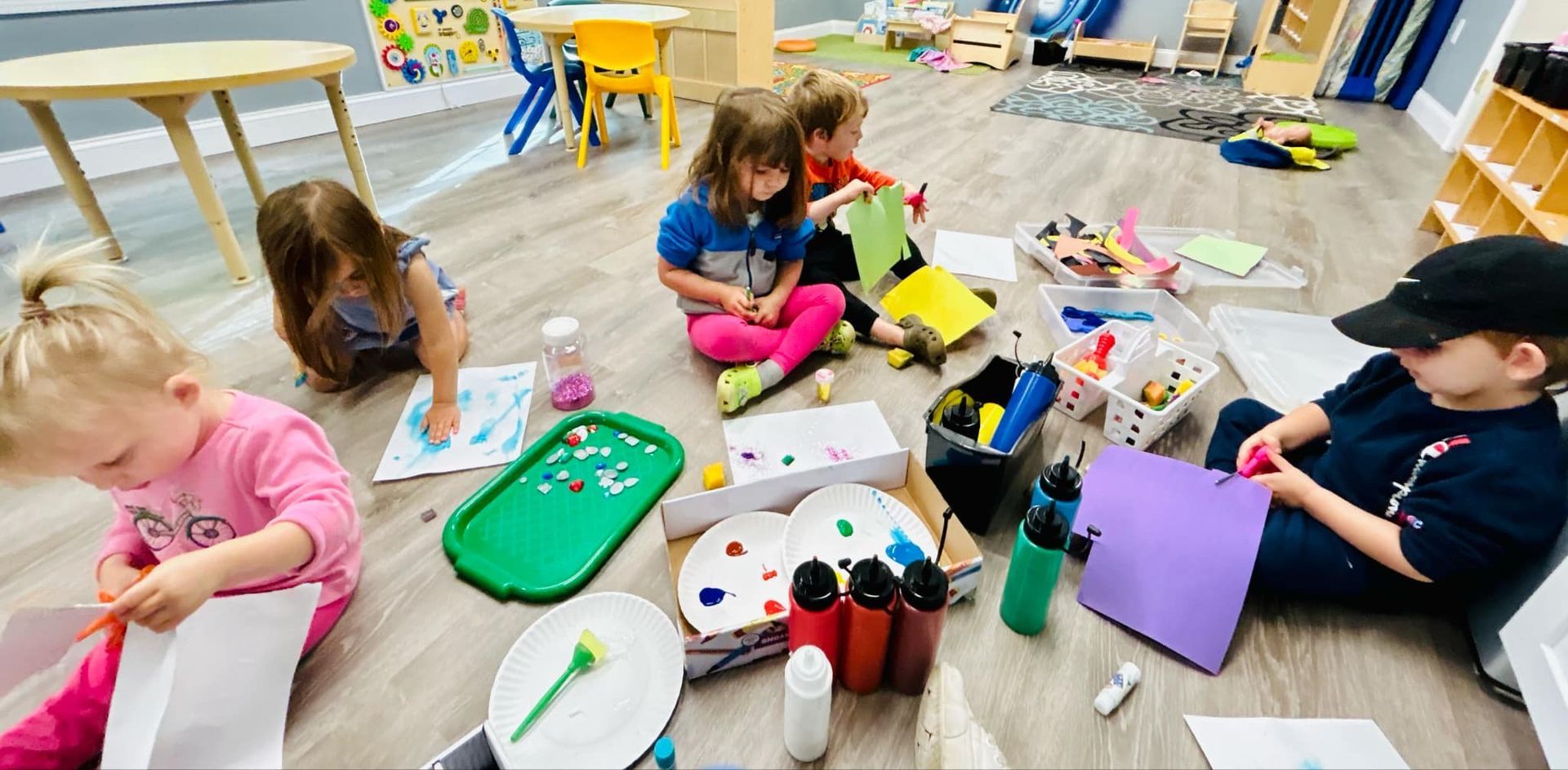 kids play shape house toy