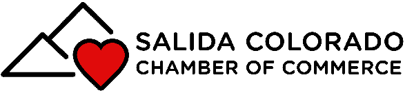 The logo for the salida colorado chamber of commerce