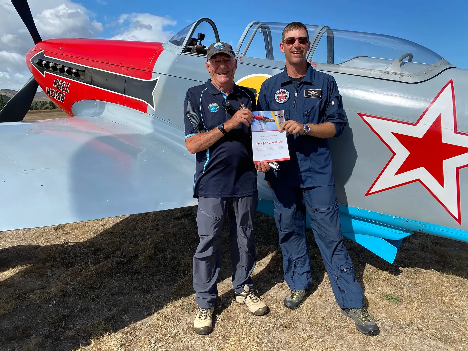 Joyride in Full Noise - Flights from Fighter Flights Marlborough NZ