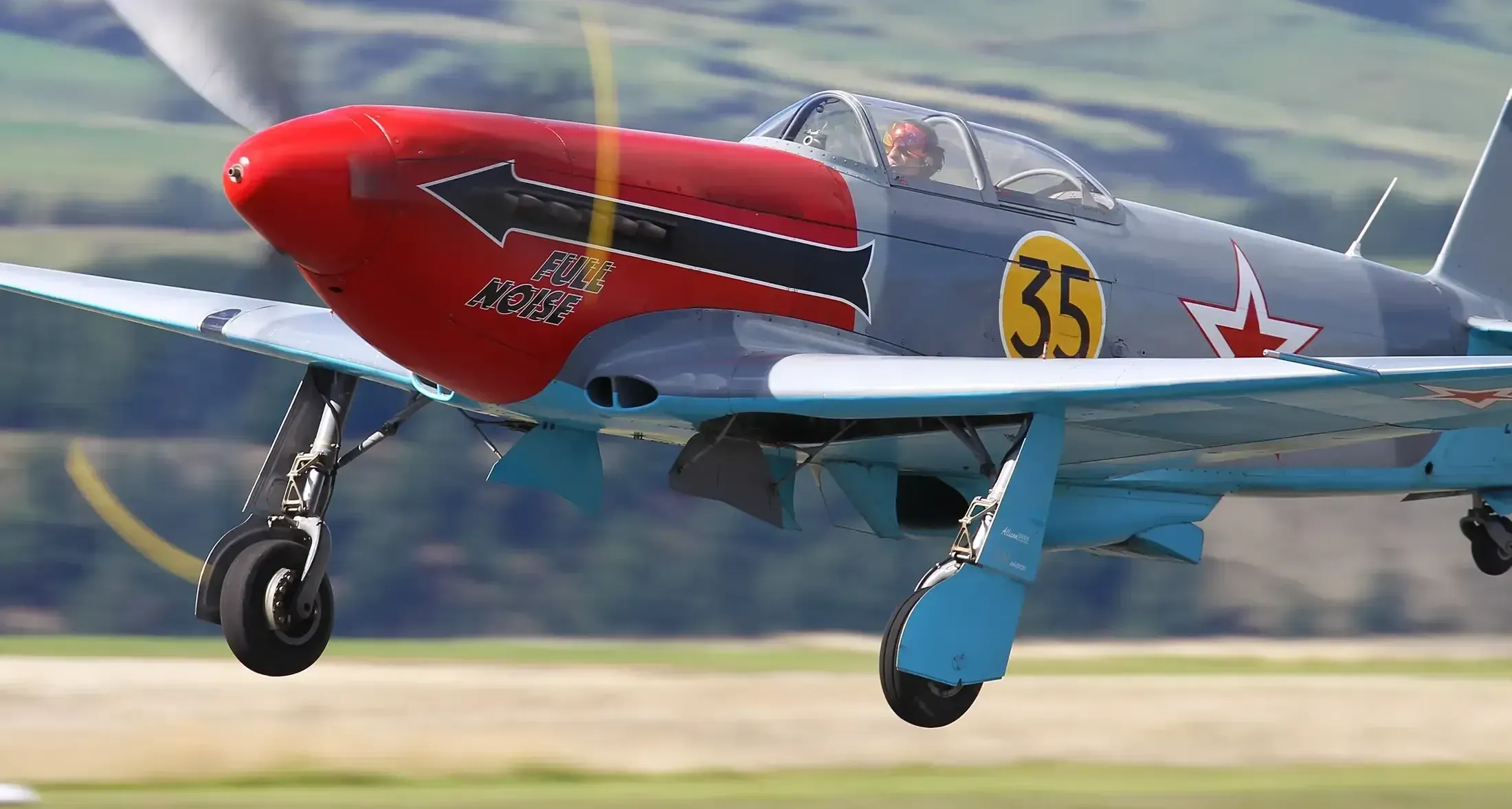 Full Noise WW2 Yak-3 Flying Experience in Marlborough, New Zealand