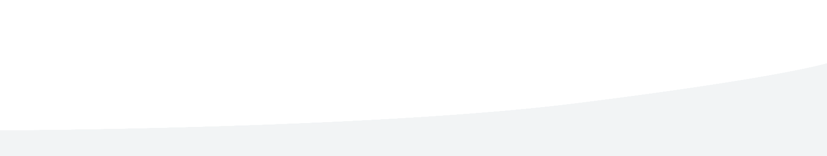 A curved white surface with a grey, gradient shadow at the bottom.