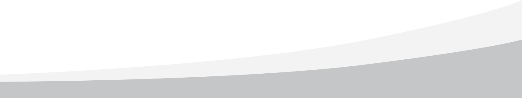 Curved gradient background, white fading to grey.