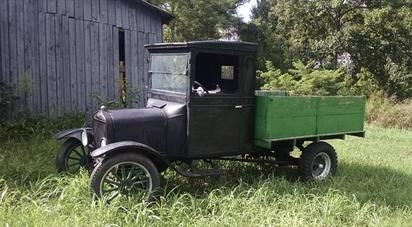 Truck Outside Cabin
