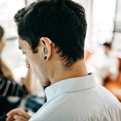 Man with Hearing Aid — Hilo, HI — Hearing Solutions Hawaii