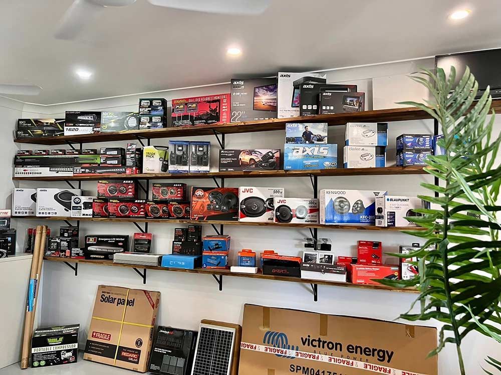 A Room Filled With Lots of Electronics — Cairns Auto Electrical Mechanical Air & Audio in Mission Beach, QLD