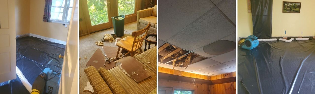 damaged interiors