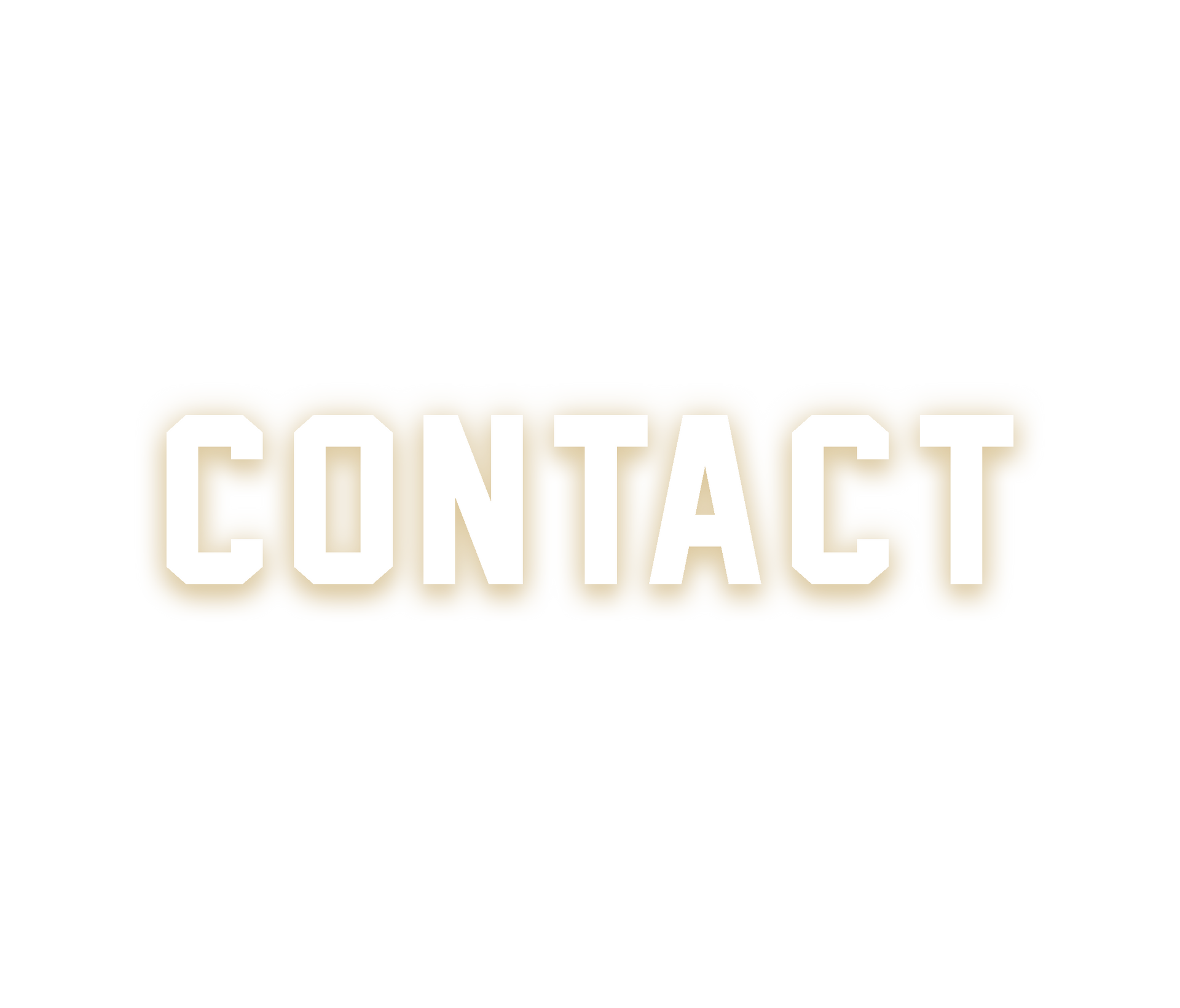 The word contact is written in white letters on a white background.