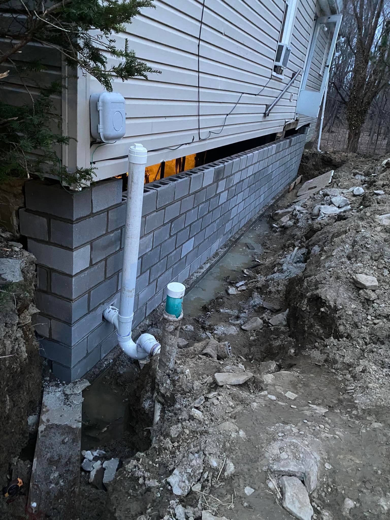 House Foundation — Silver Creek, NY — Little Diggs Construction, LLC