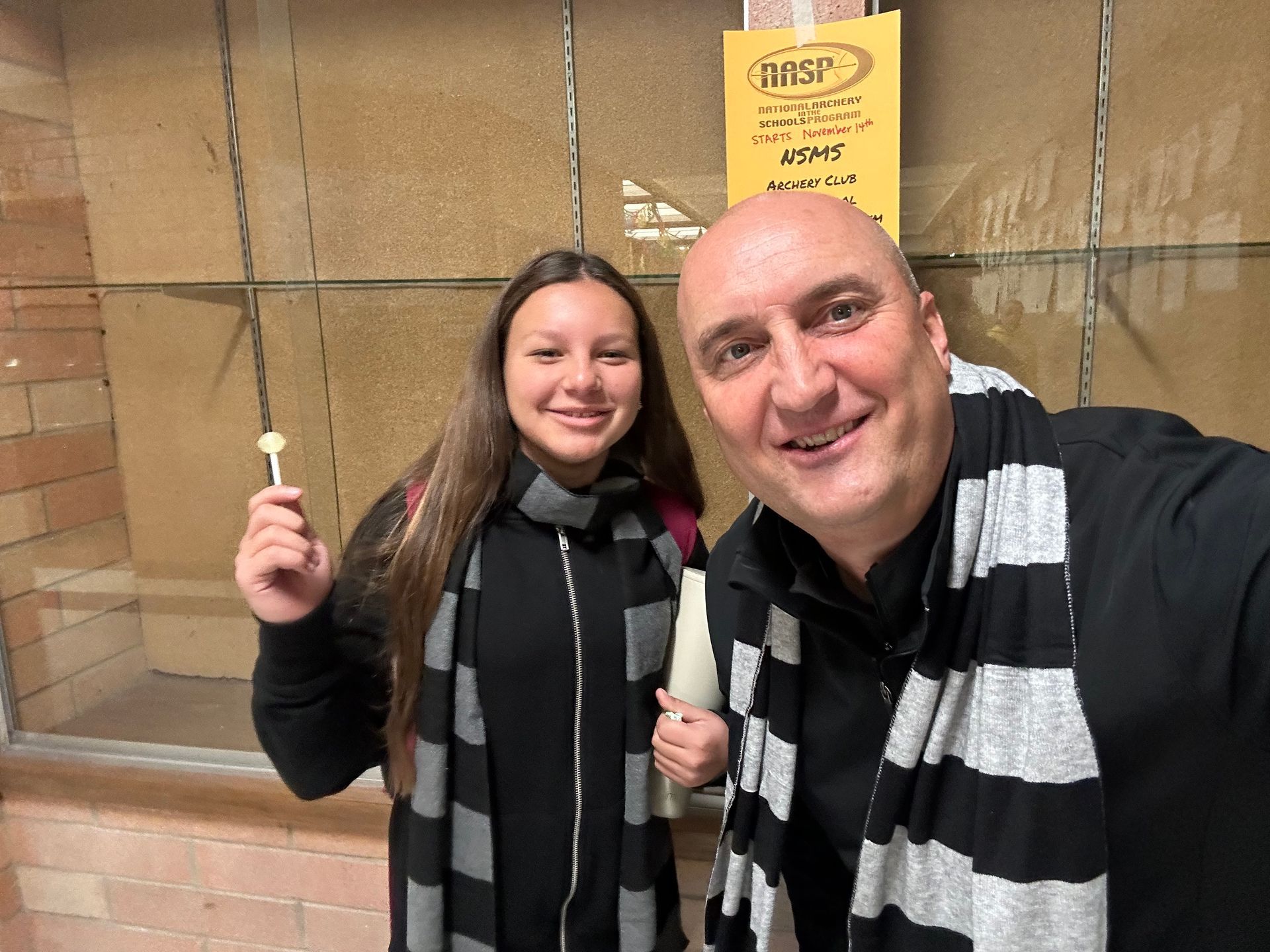 student and principal dressed as Gru