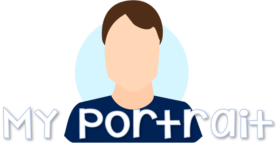 El logo de mi retrato muestra a un hombre sin rostro.