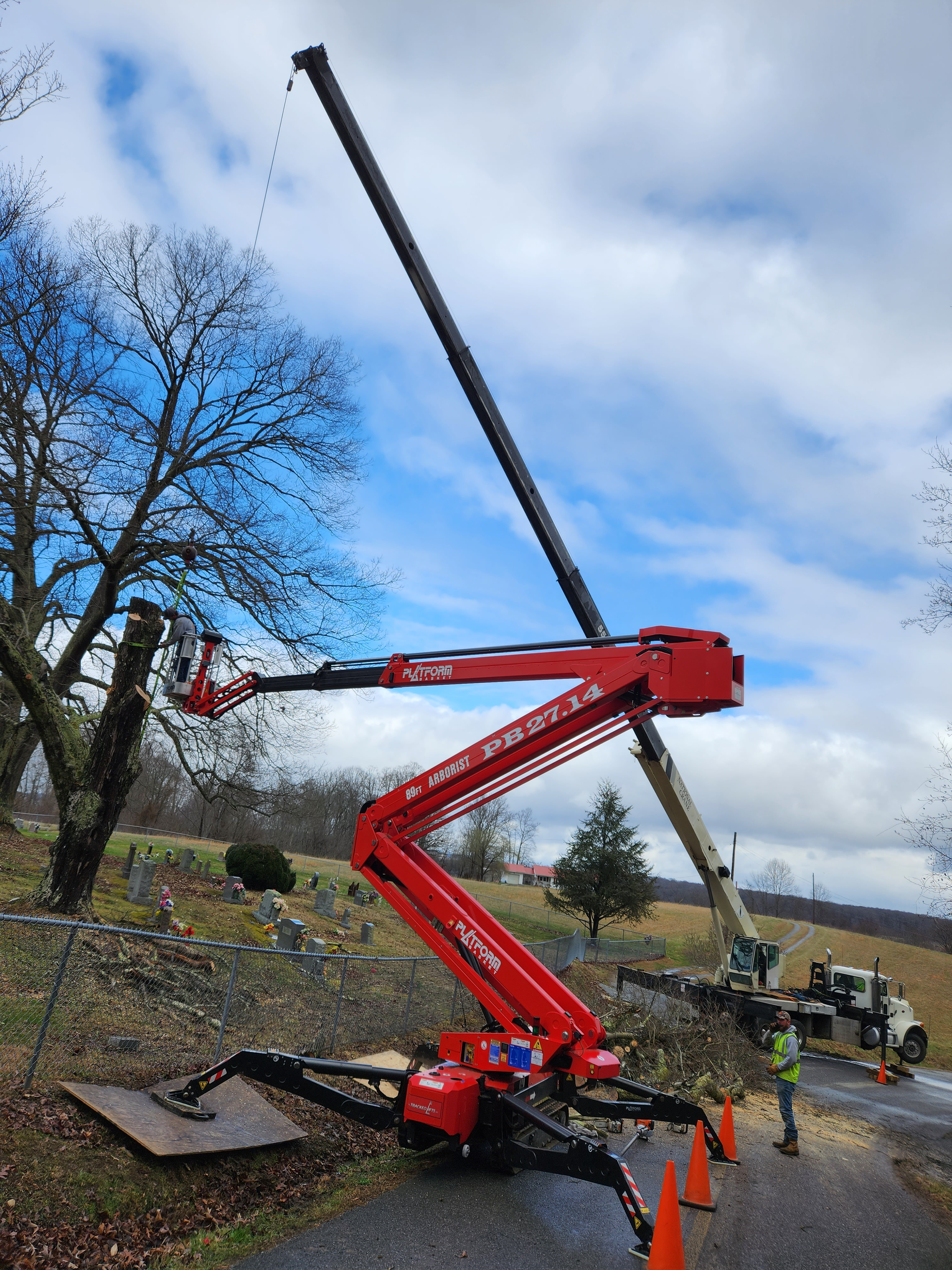 Land clearing — Church Hill, TN — Barrett’s Tree Experts
