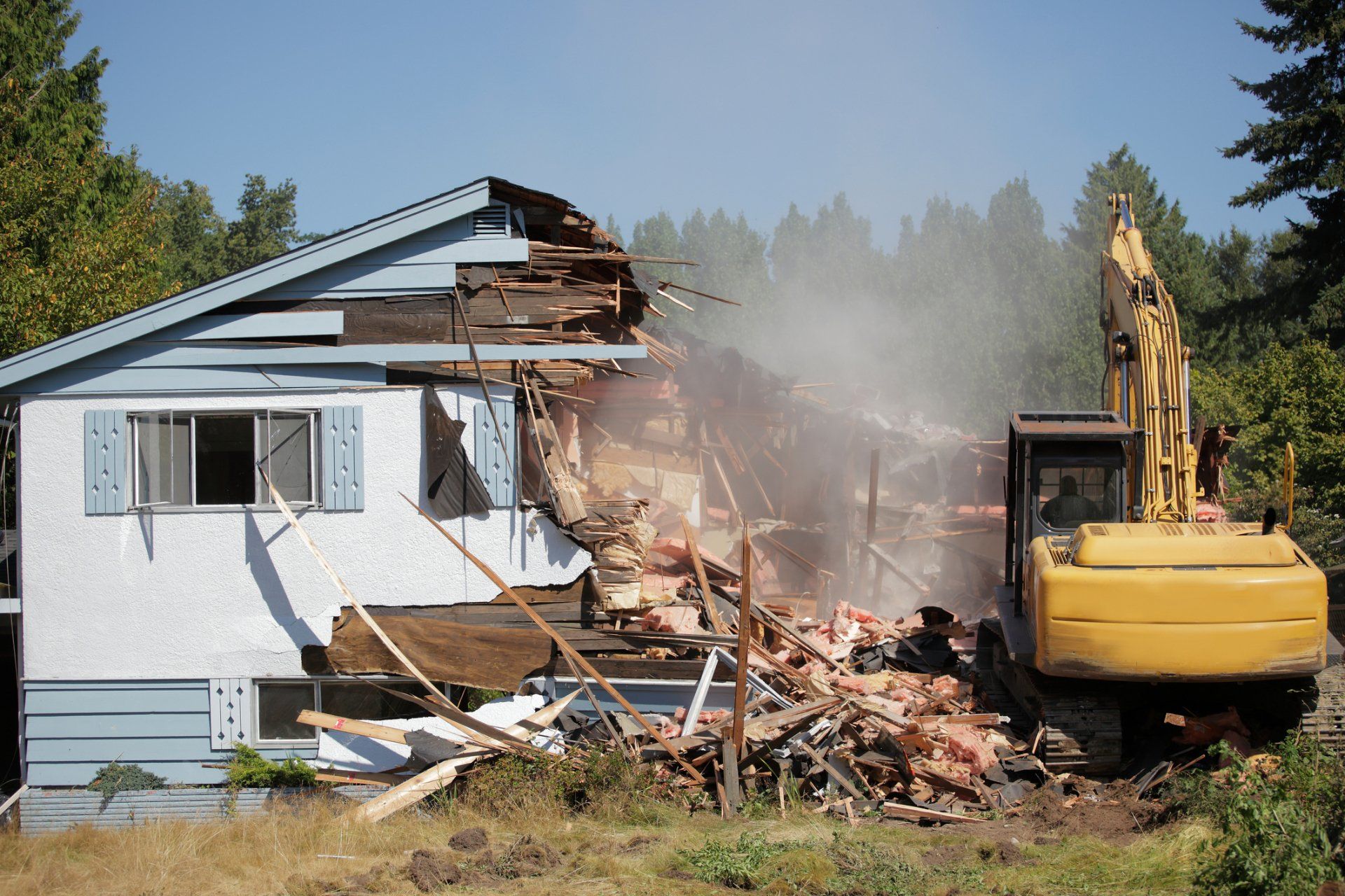 House Demolition — St. Lohrville, IA — Gemberling Excavating