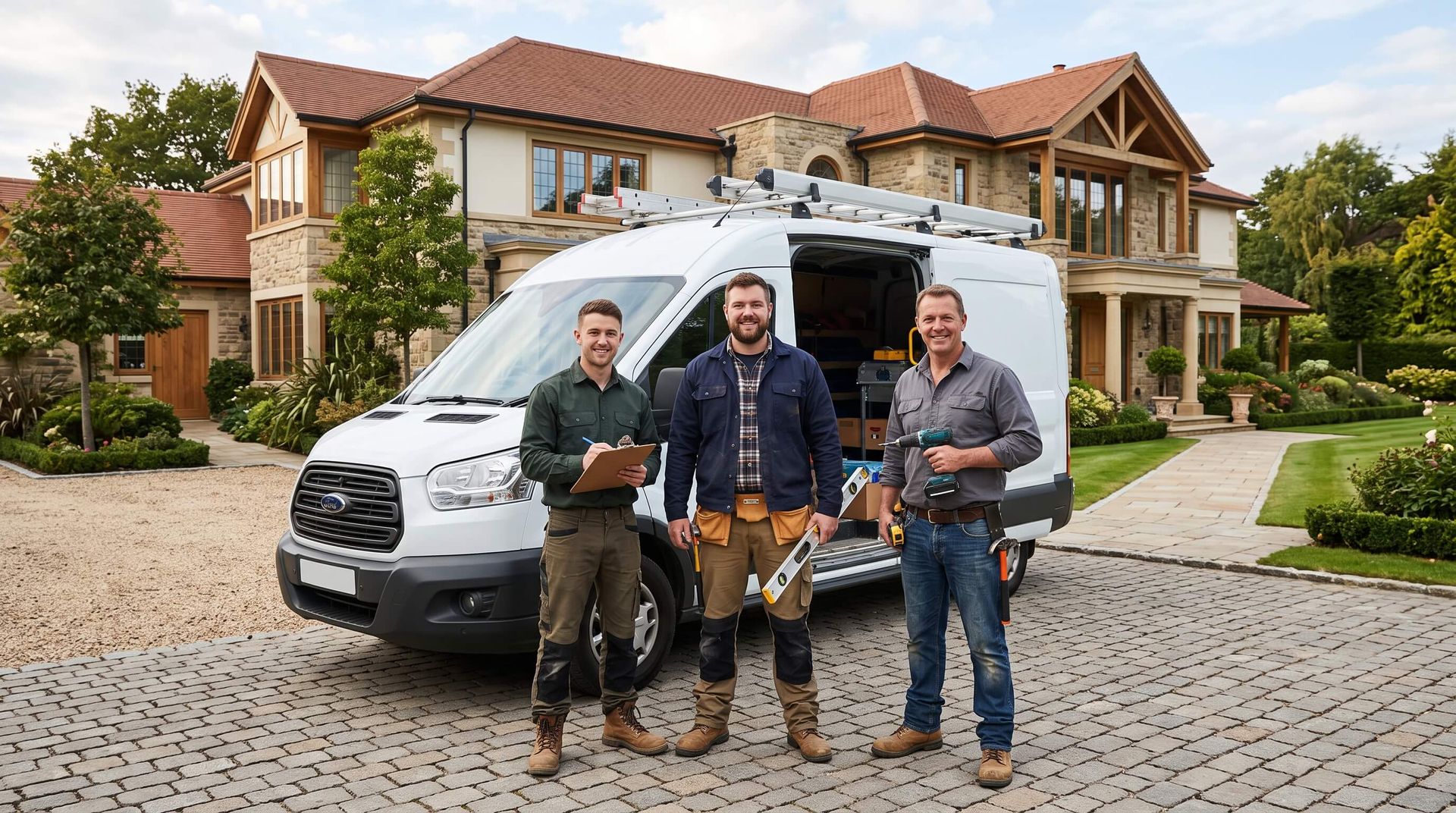 3 proud handymen