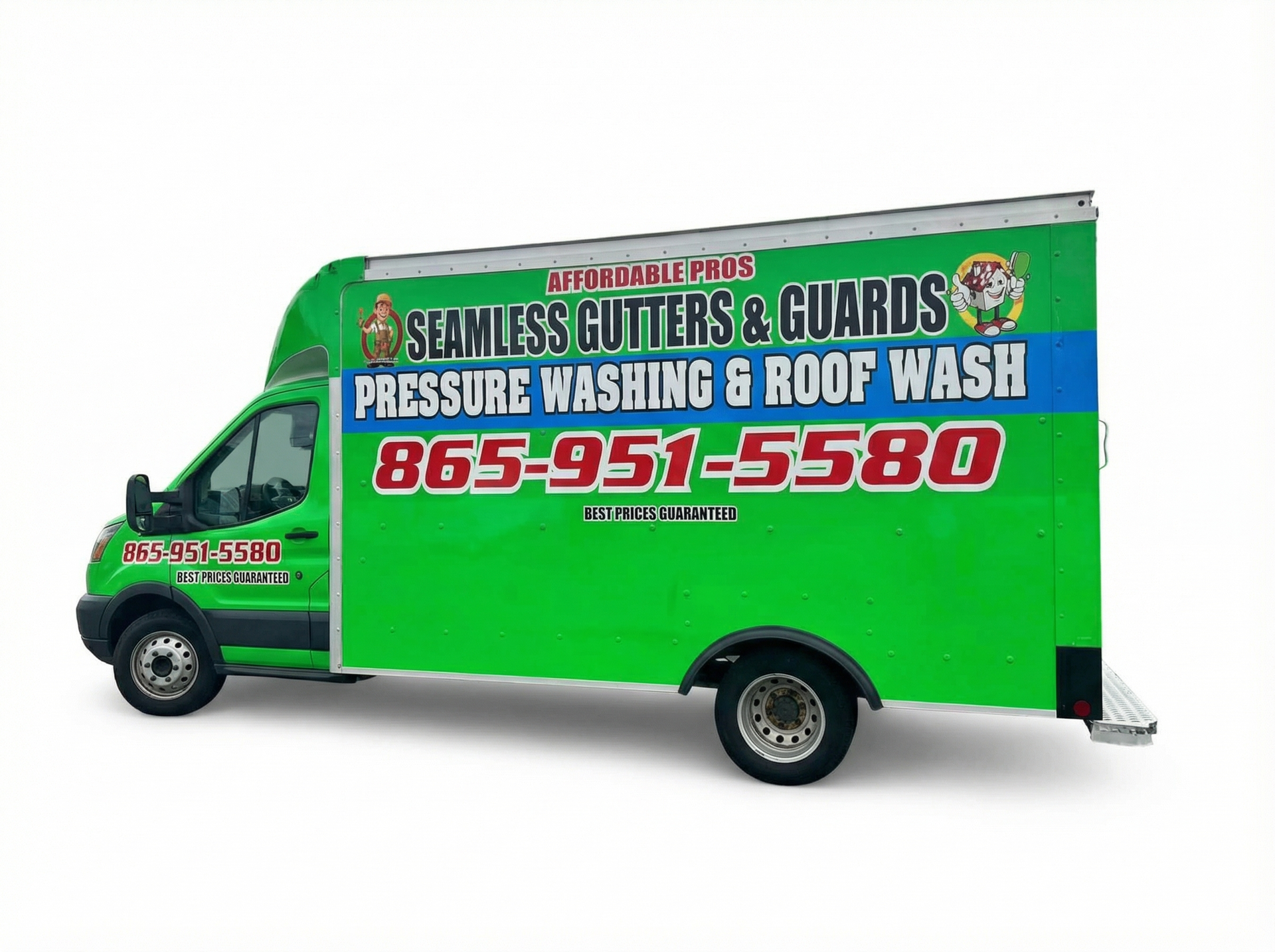 gutter company truck in crossville tn
