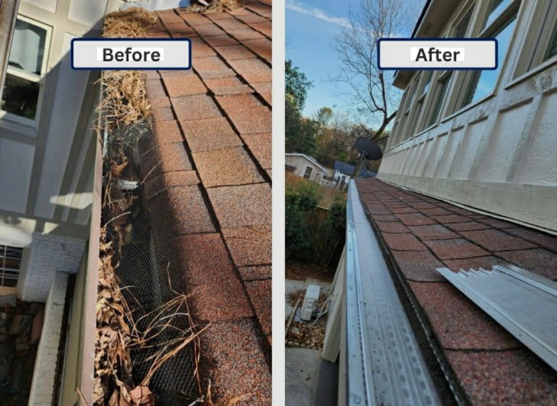 gutter guards and gutter cleaning in crossville tn