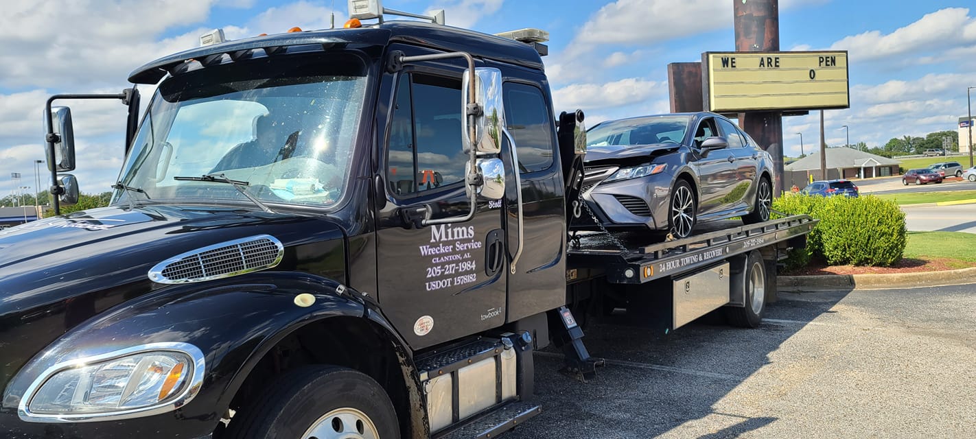 Emergency Towing Clanton, AL Mims Wrecker Service