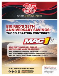 Big Red Oil Monthly Specials