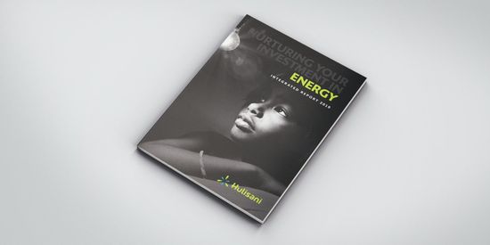 An annual report titled 'Nurturing your investment in energy