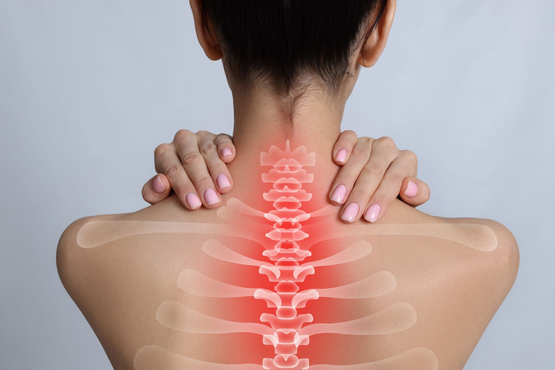 Chronic Pain on Woman's Back