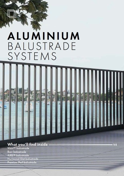 Aluminium Balustrade Systems Brochure — KLS Fencing In Edmonton, QLD