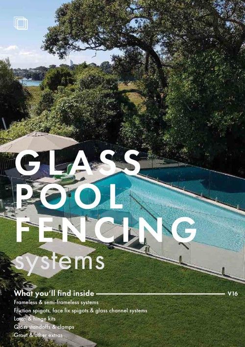 Glass Pool Fencing Systems Brochure With a Backyard Pool — KLS Fencing In Edmonton, QLD