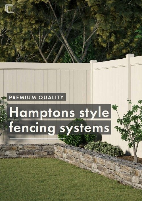 Hamptons-style Fencing Systems — KLS Fencing In Edmonton, QLD