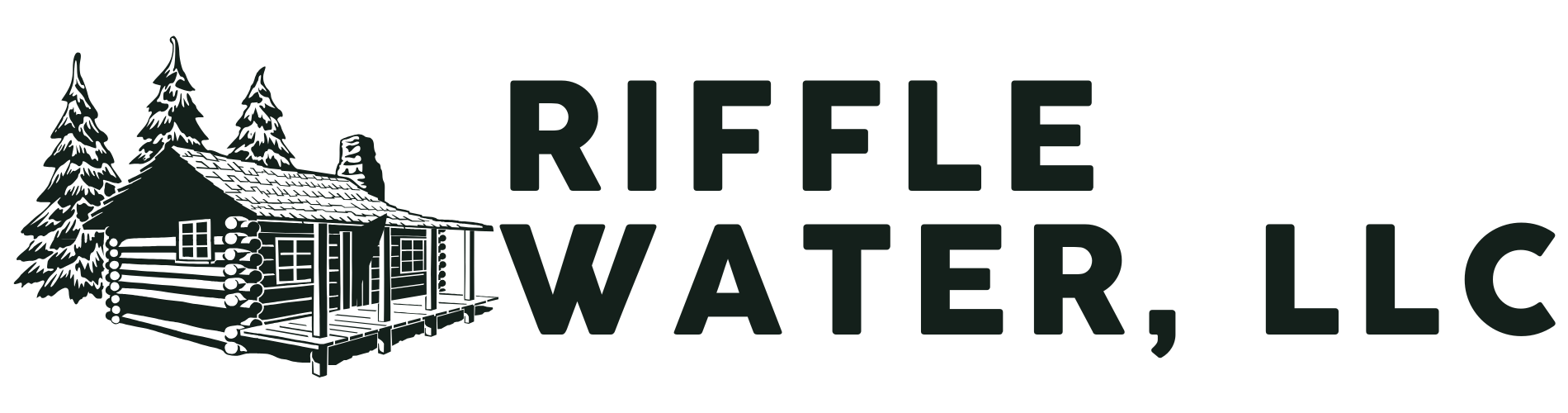 Riffle Water LLC logo – Cozy riverfront cabins in Antonito, CO