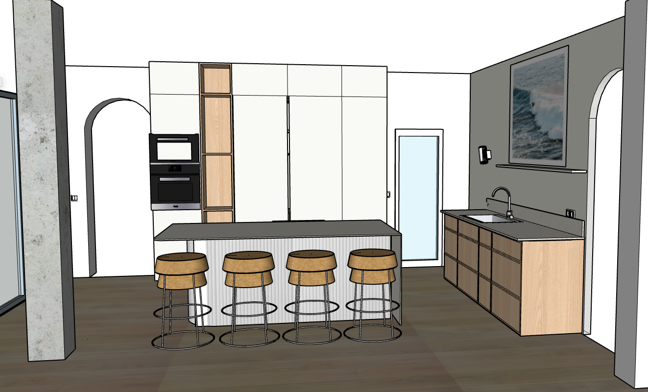 Modélisation 3D de la cuisine
