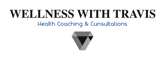 Image of the name of the business and logo in black and blue text