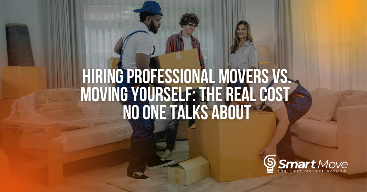 Hiring professional movers vs moving yourself comparison of cost, time, and effort