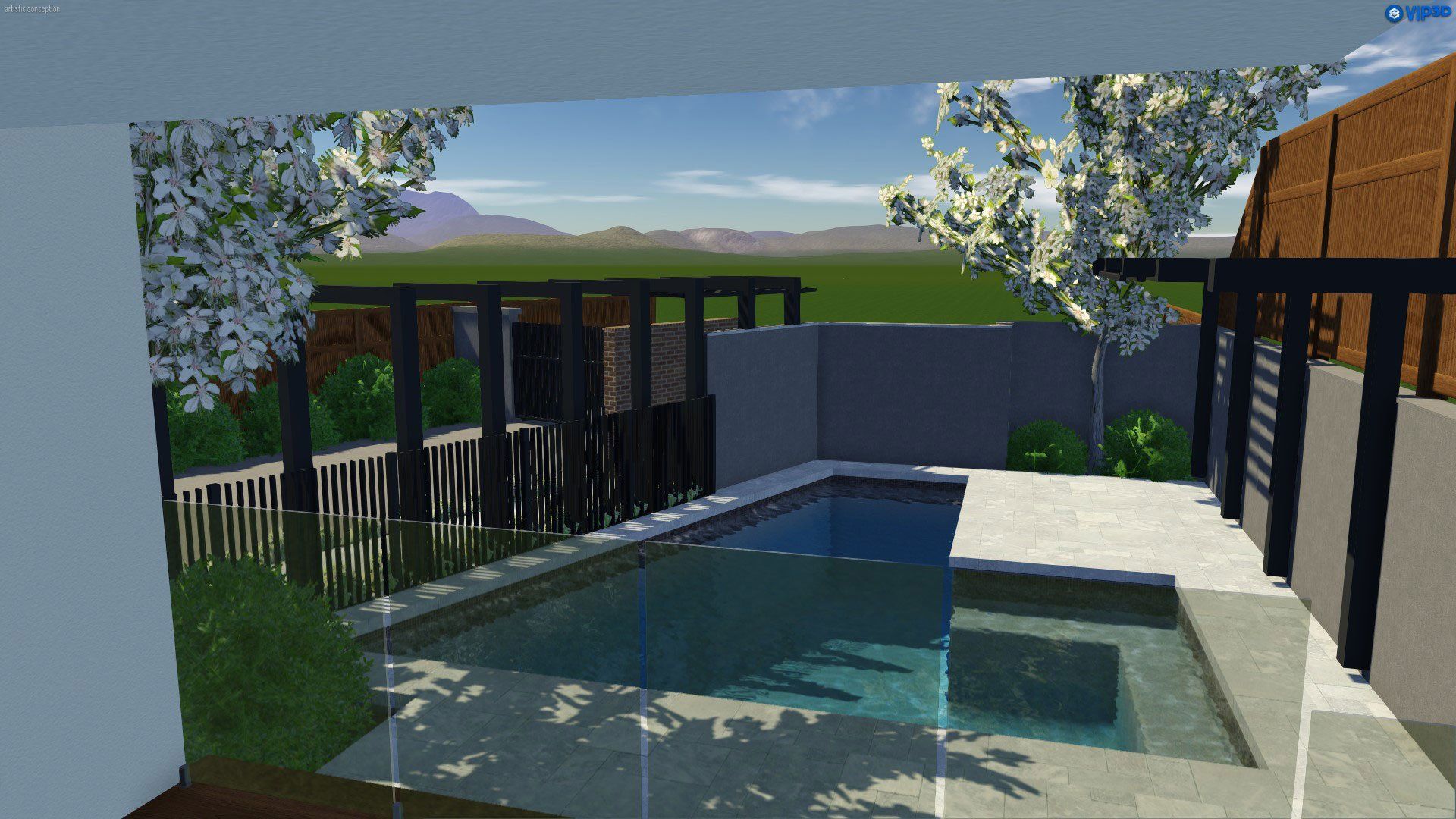 Pool Outdoor Design — Brisbane, QLD — Elegance Pool Design