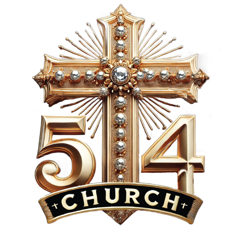 Gold cross with jewels, the number 