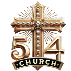 Gold cross with jewels, the number 