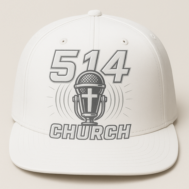 White baseball cap with 