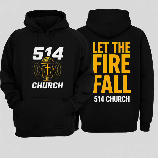 Black hoodie with 