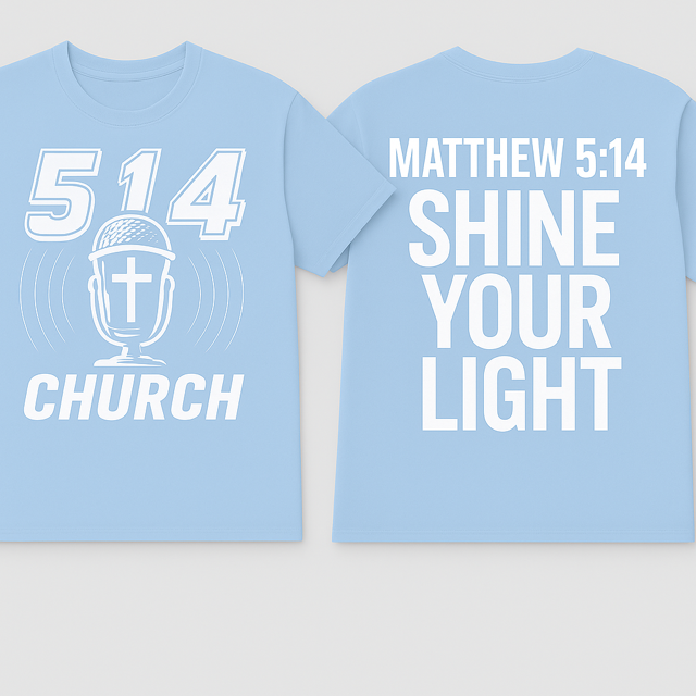 Light blue t-shirt with 