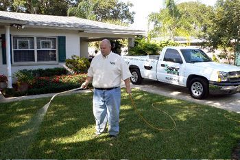Pest Control Services - Pest Control Treatment in Florida - Image of Team member spraying