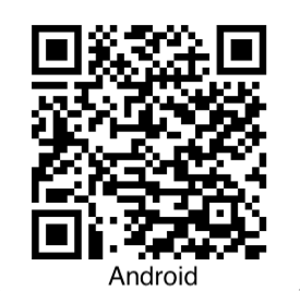 Black-and-white QR code with the word “Android” below it | Jeff's Automotive, Inc