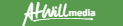 White, stylized text reading 