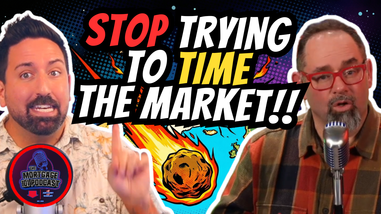 Two men in a video thumbnail; text says 