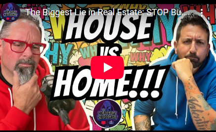 Two men in front of a colorful background. Video titled