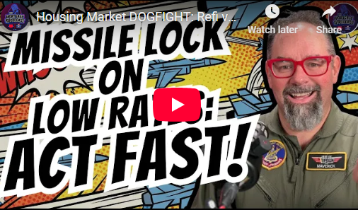 Man in glasses and flight suit, with overlaid text