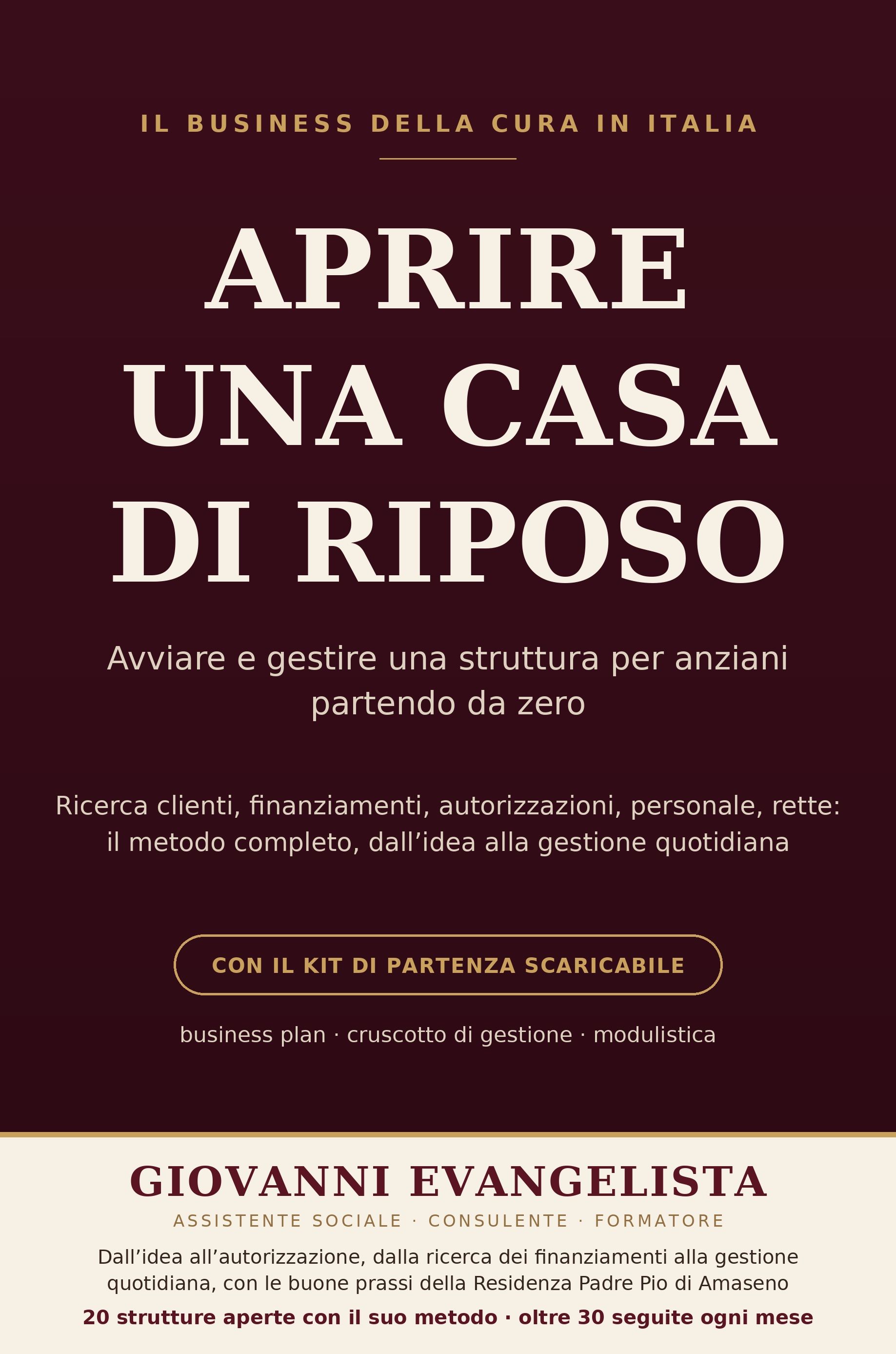 Giovanni Evangelista consulente case di riposo