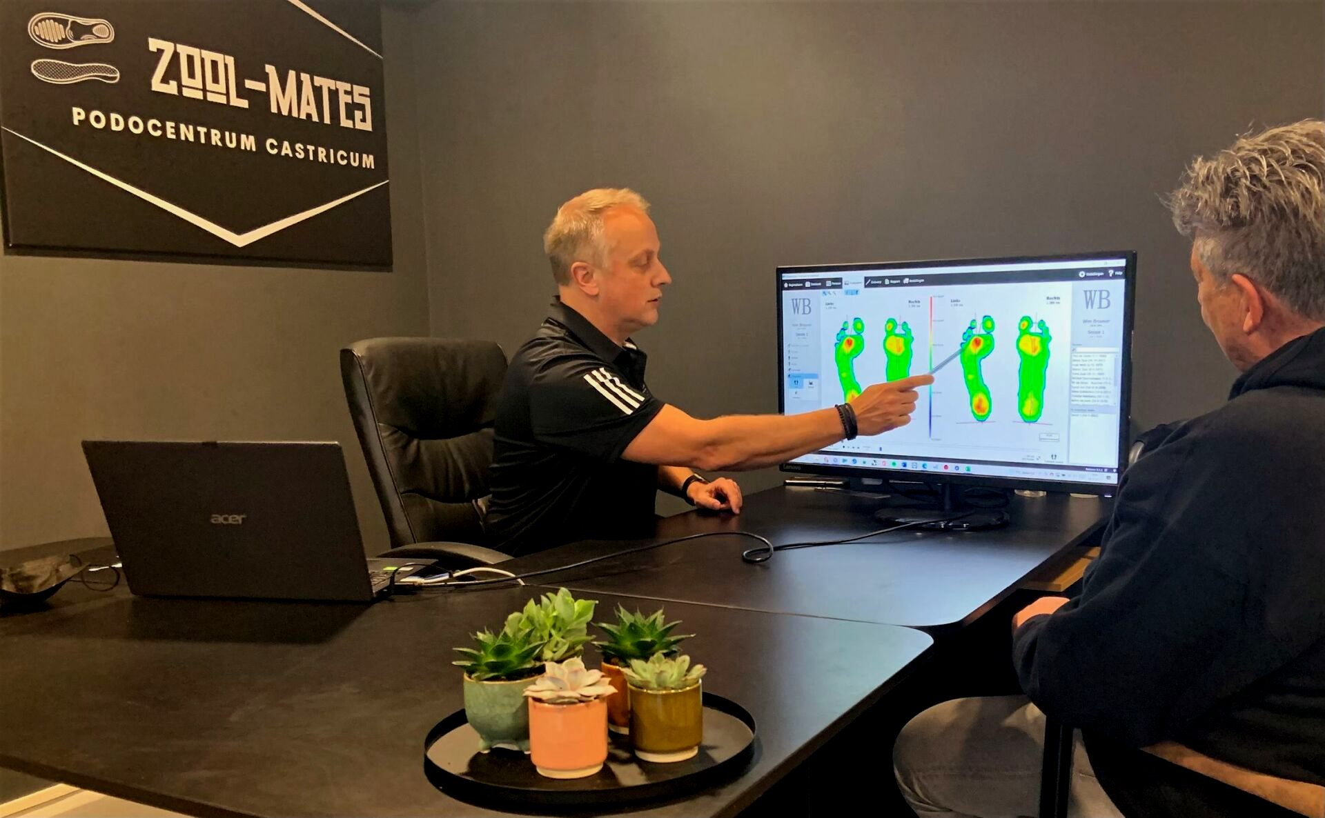 podologie steunzolen uitleg scan