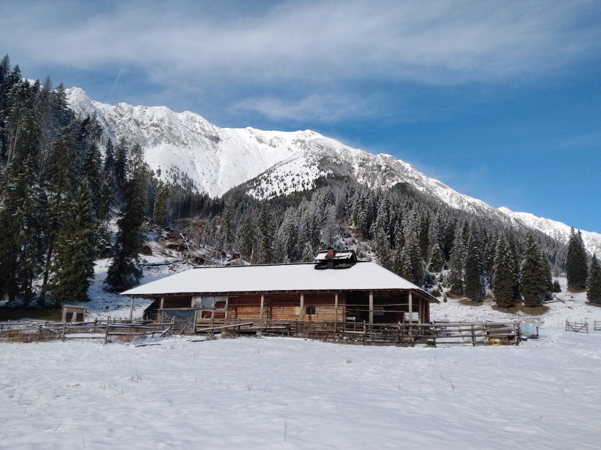 One of the sheep farms from Piatra Craiului National Park