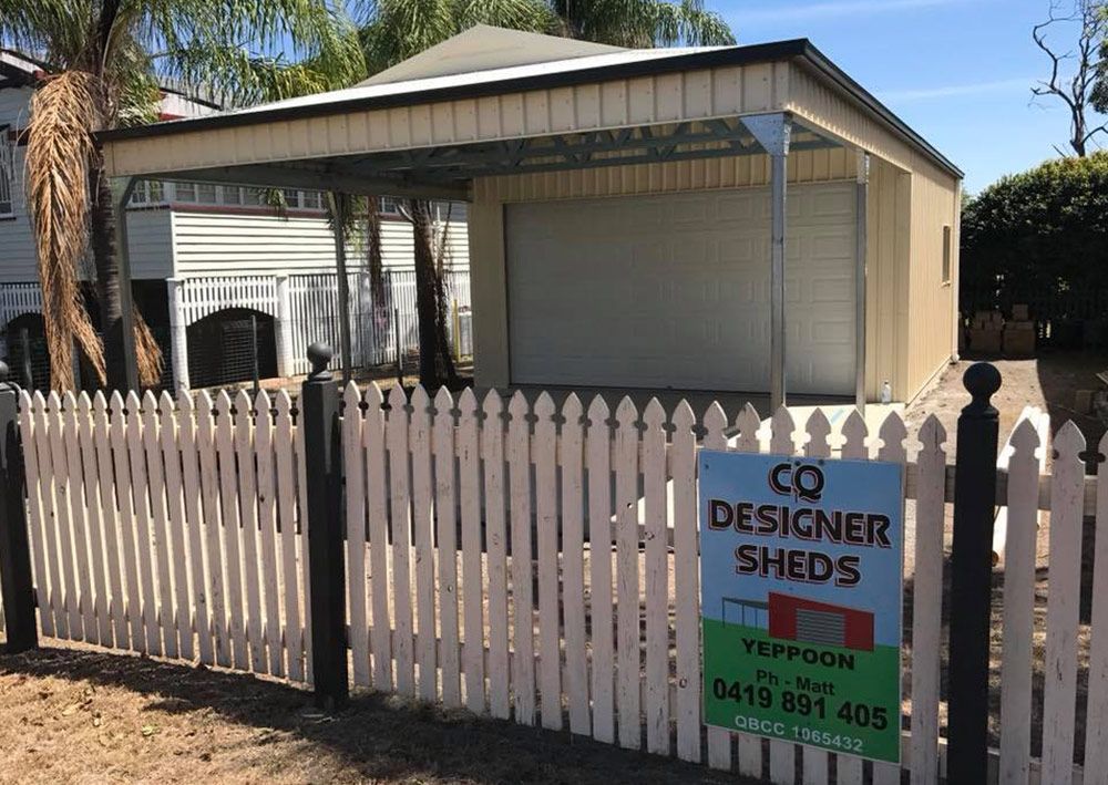 Happy Worker — Designer Shed in Yeppoon, QLD