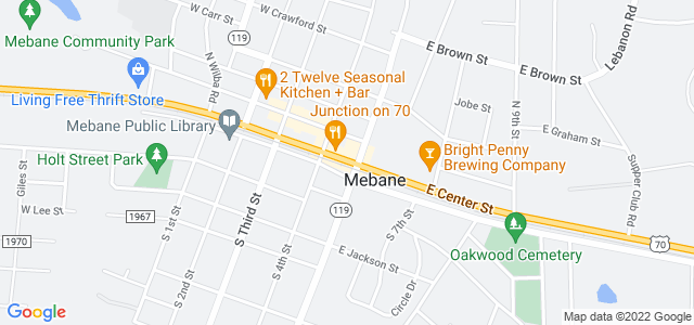 Map of business location